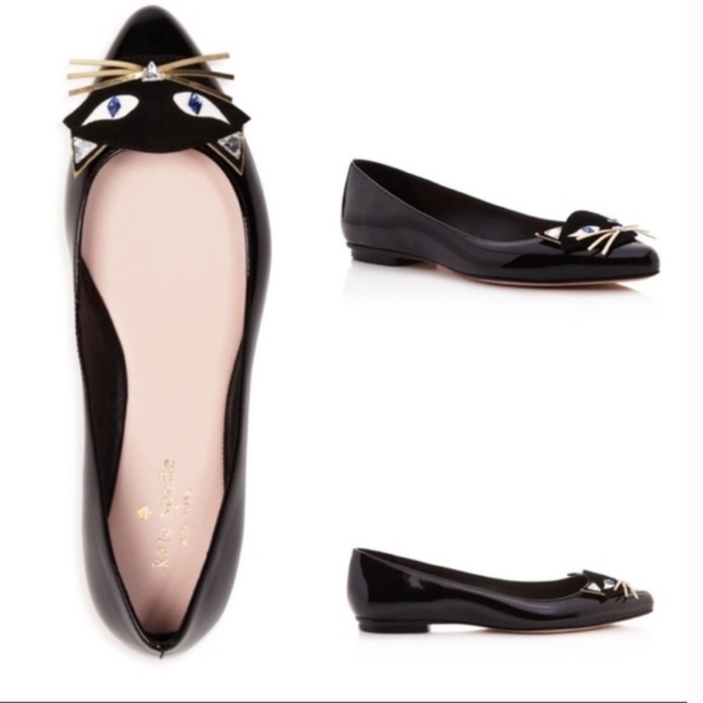 Kate Spade Natasha Embellished Cat Flats